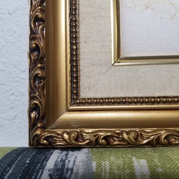 Susanna By Maud Humphrey Bogart 1988 Vtg Framed Canvas Art Girl Playing Banjo - Picture 7 of 13